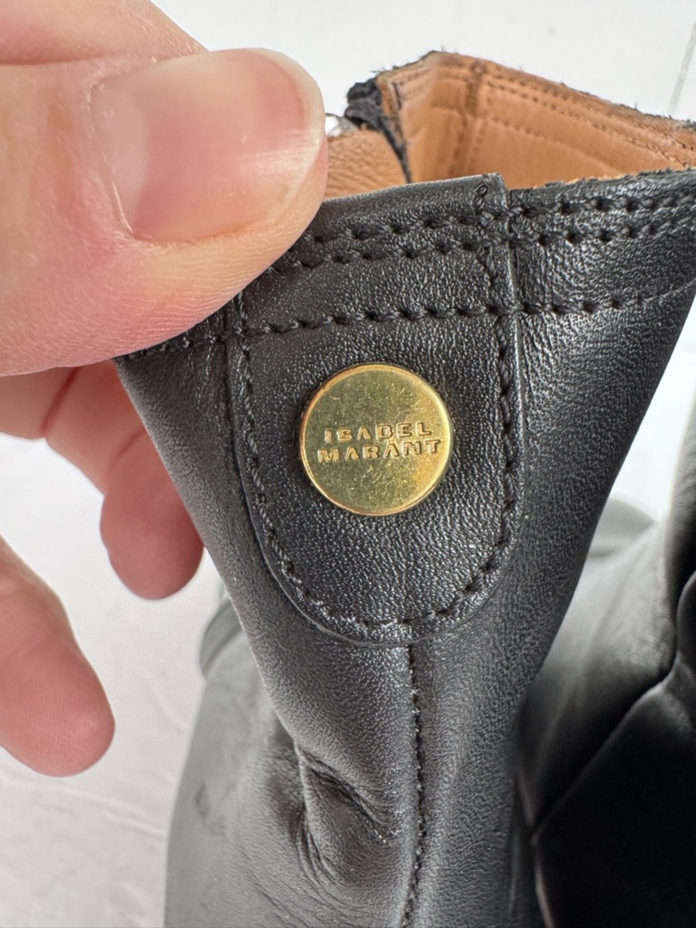 Isabel Marant Gelda Black Leather Boots size 36 - Picture 8 of 10